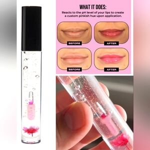 New The Beauty Spy Mystic Flower Lip Gloss Flower .18 oz Gold Berry Aroma